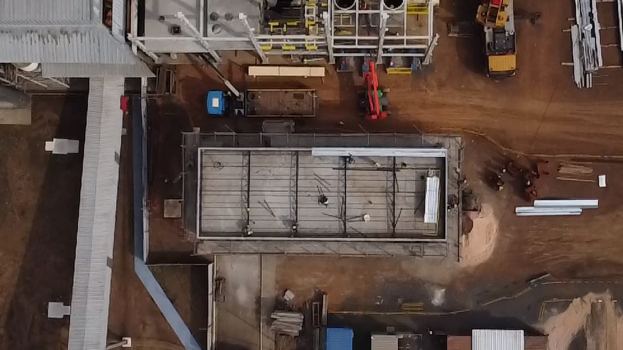 Estrutura metálica e cobertura